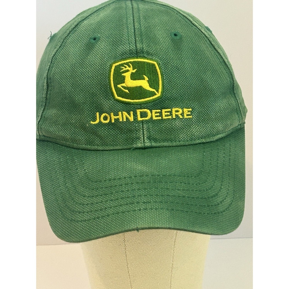John Deere Adjustable Hat Green Yellow‎ Farm Tractor Hunt Fish Baseball 120828
